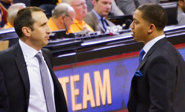 David_Blatt_and_Tyronn_Lue_on_Jan_25,_2015