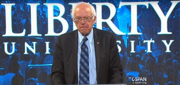 Bernie Sanders at Liberty University