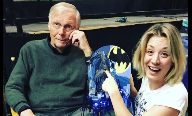 adam west and kaley cuoco