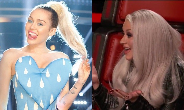 Miley and xtina