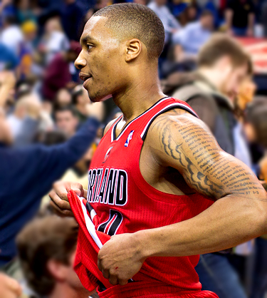 Damian_Lillard from Oakland (photo by nikk_la via Wikimedia Commons