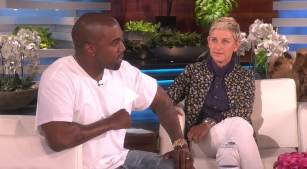 Kanye WEst on Ellen