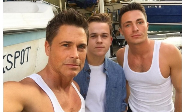 Rob and Johnny Lowe Colton haynes