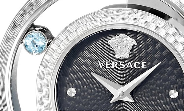 Versace Women's VDA010014 Venus Stainless Steel and Topaz Watch