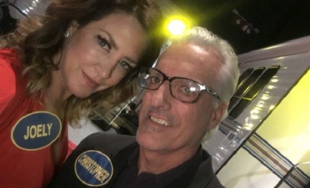 Joely Fisher, Christopher Duddy, CelebrityFamilyFeud ABC @msjoelyfisher