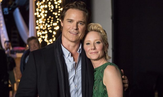 Dylan Neal Anne Heche Looks Like Christmas Hallmark Crown Media