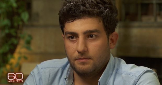 Majd Khalaf of the White Helmets on 60 Minutes/CBS