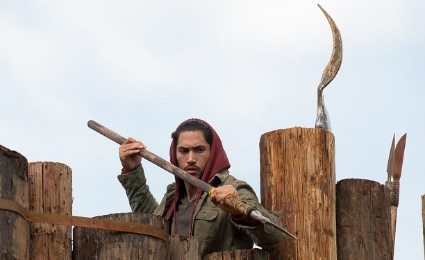 Peter Luis Zimmerman as Eduardo, The Walking Dead, photo by Gene Page/AMC