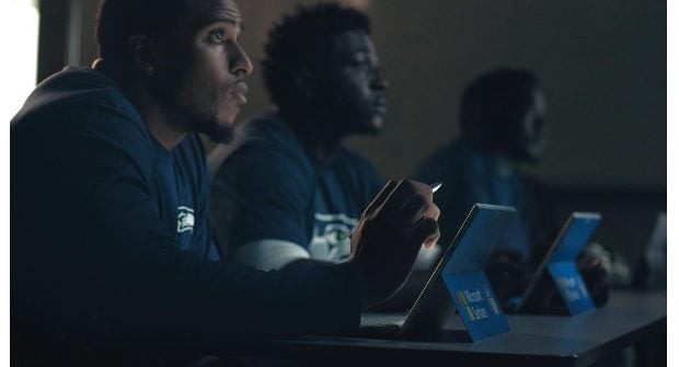 bobby-wagner for Microsoft Surface ad