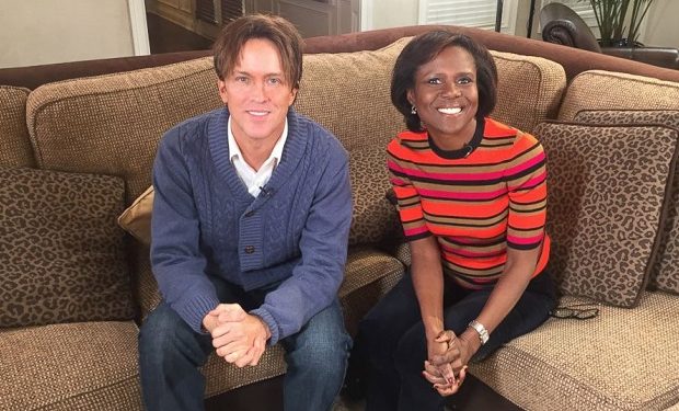 Larry Birkhead is pictured here with ABC's Deborah Roberts during an interview with ABC News "20/20."