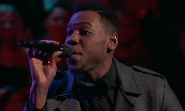 Chris Blue singing The Voice NBC