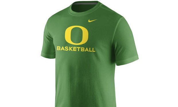 oregon basketball nike shirt