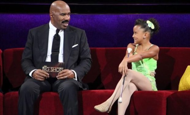 Little Big Shots Jaiden (NBC / Evans Vestal Ward/NBC) Steve Harvey