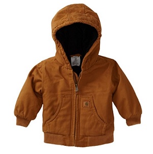 Carhartt Boys' Active Quilted Flannel Lined Jacket