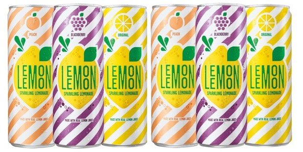 PepsiCo launches new sparkling lemonade, LEMON LEMON, in three flavors. (PRNewsfoto/PepsiCo)