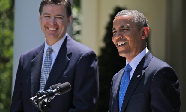 Comey and Obama in 2013