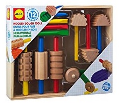 ALEX Toys Artist Studio Wooden Dough Tools Set