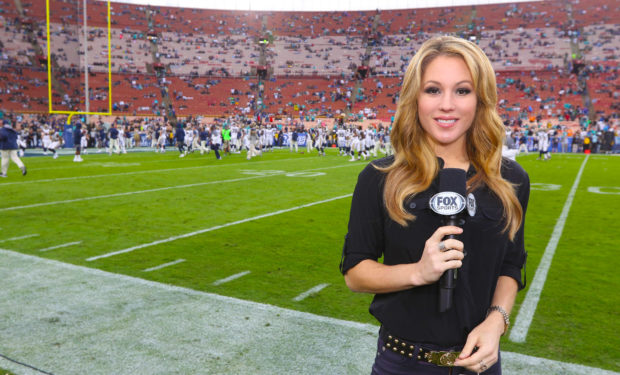 hale jennifer fox nfl sideline reporter lsu sports former miss