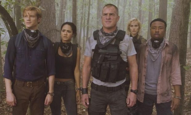 Lucas Till, Tristin Mays, George Eads, Isabel Lucas, Justin Hires. Photo: CBS