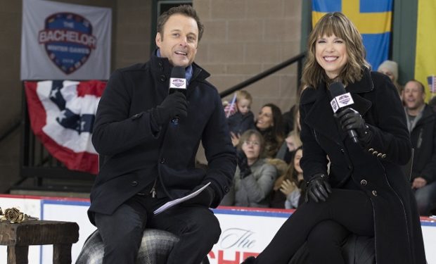 Chris Harrison Hannah Storm Bachelor Winter Games