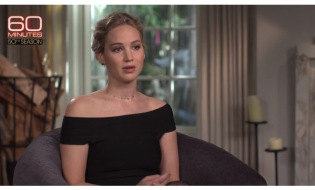 Jennifer Lawrence on CBS 60 Minutes