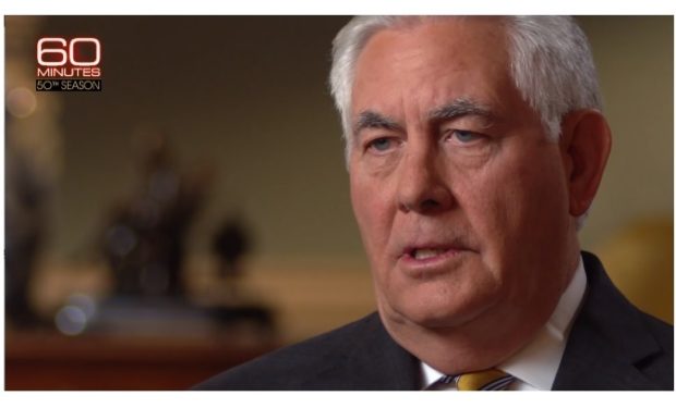 Rex Tillerson on 60 Minutes