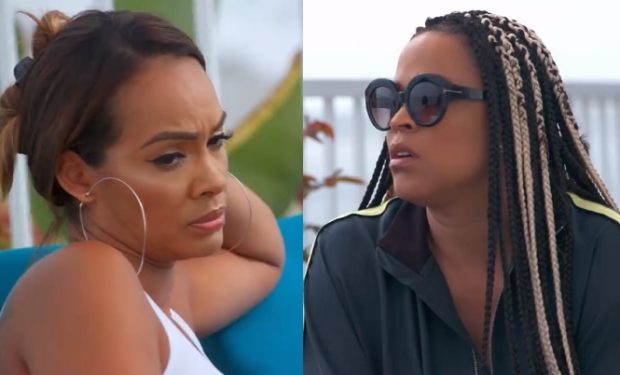Evelyn and Shaunie on Basketball Wives (VH1)