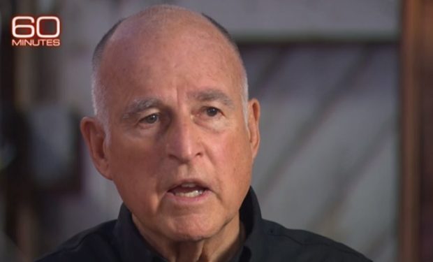 Gov Jerry Brown on 60 Minutes (CBS)