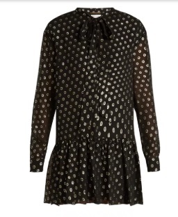 AGT: Heidi Klum’s $3466 Black Dress With Mirrors By Saint Laurent