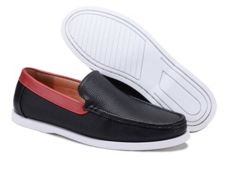 Dream Seek Black Contrast-Panel Loafer