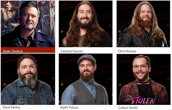 The Voice Blake Shelton Wins Most Bearded Team Ever