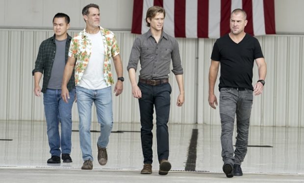 Pictured: George Eads, Lucas Till. Photo: Jace Downs/CBS