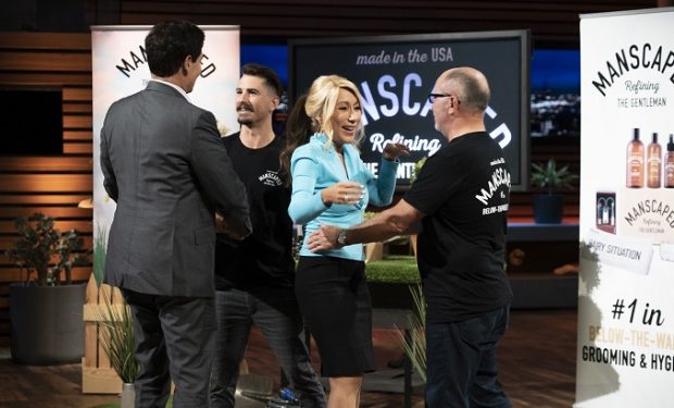 MARK CUBAN, STEVE KING AND JOSH KING (MANSCAPED), LORI GREINER