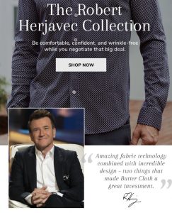 Herjavec Butter Cloth Collection