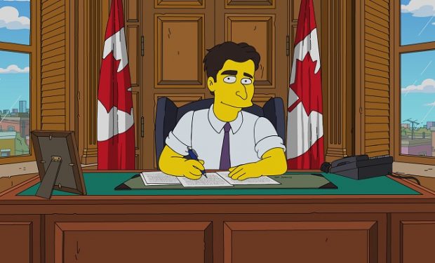 Simpsons Trudeau