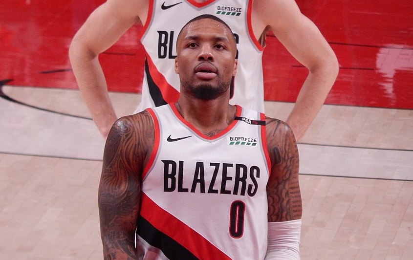 pga on trail blazers jersey