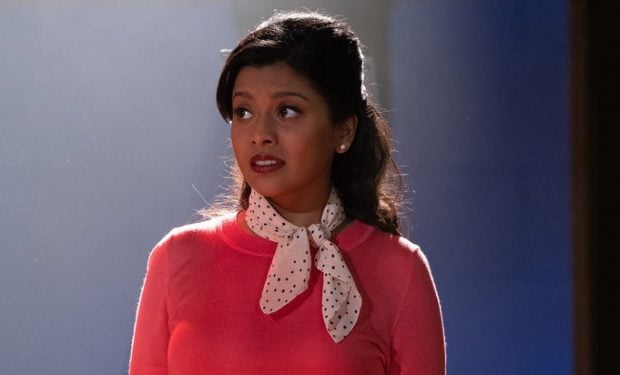 THE GOOD PLACE -- "Employee of the Bearimy" Episode 405 -- Pictured: Tiya Sircar as Vicky -- (Photo by: Colleen Hayes/NBC)