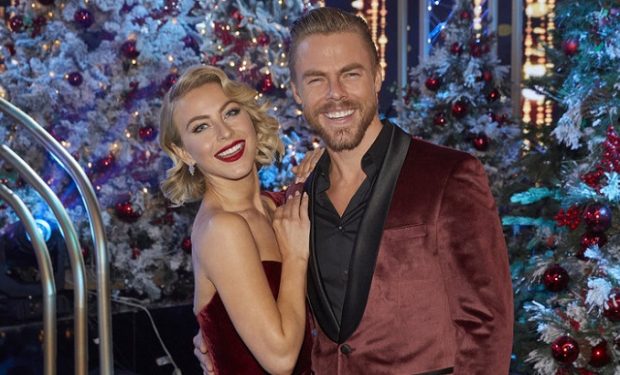 HOLIDAYS WITH THE HOUGHS -- Pictured: (l-r) Julianne Hough, Derek Hough -- (Photo by: Trae Patton/NBC)