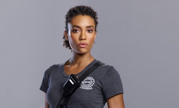 CHICAGO FIRE -- Season: 7 -- Pictured: Annie Ilonzeh as Emily Foster -- (Photo by: Paul Drinkwater/NBC)