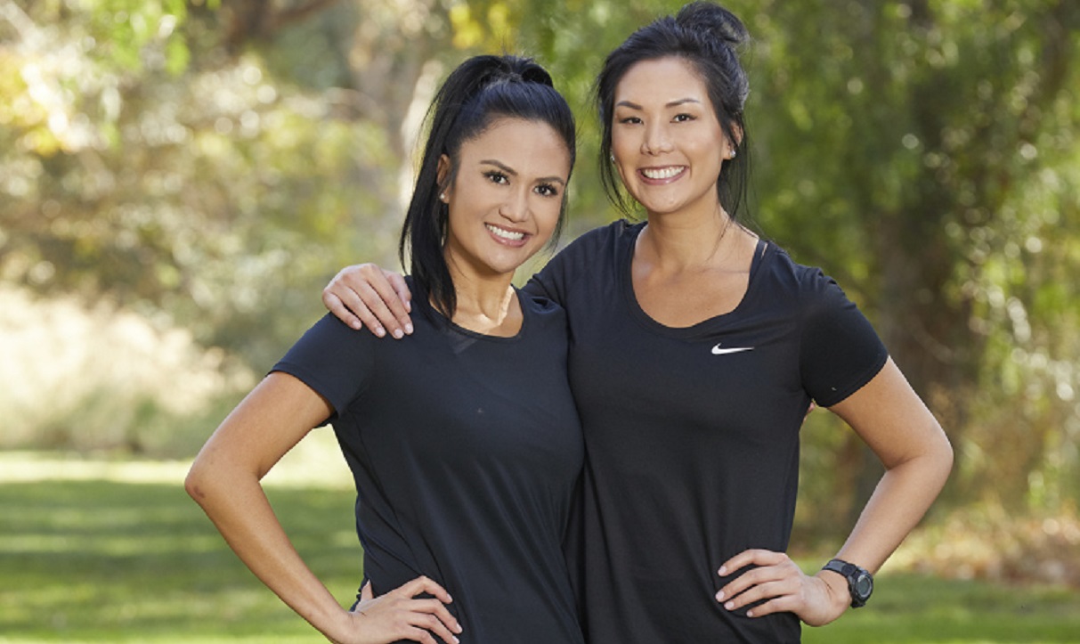 Michelle and Victoria on The Amazing Race CBS.