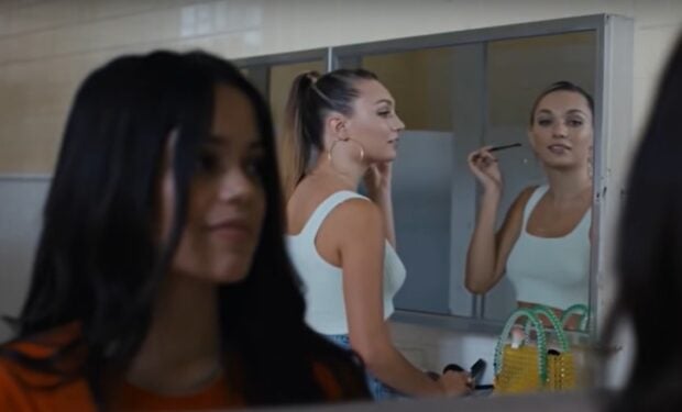 Jenna Ortega and Maddie Ziegler in The Fallout (Trailer screengrab)