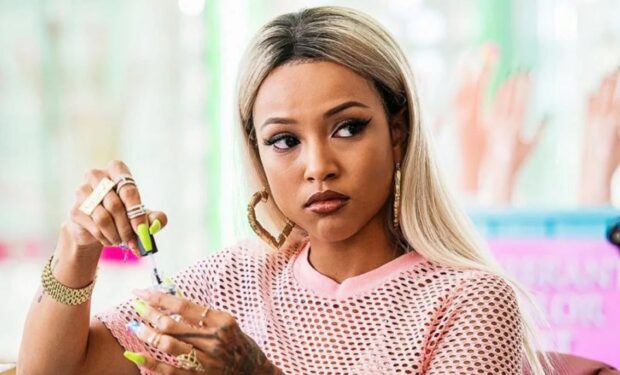 Karrueche Tran on CLAWS (TNT photo)