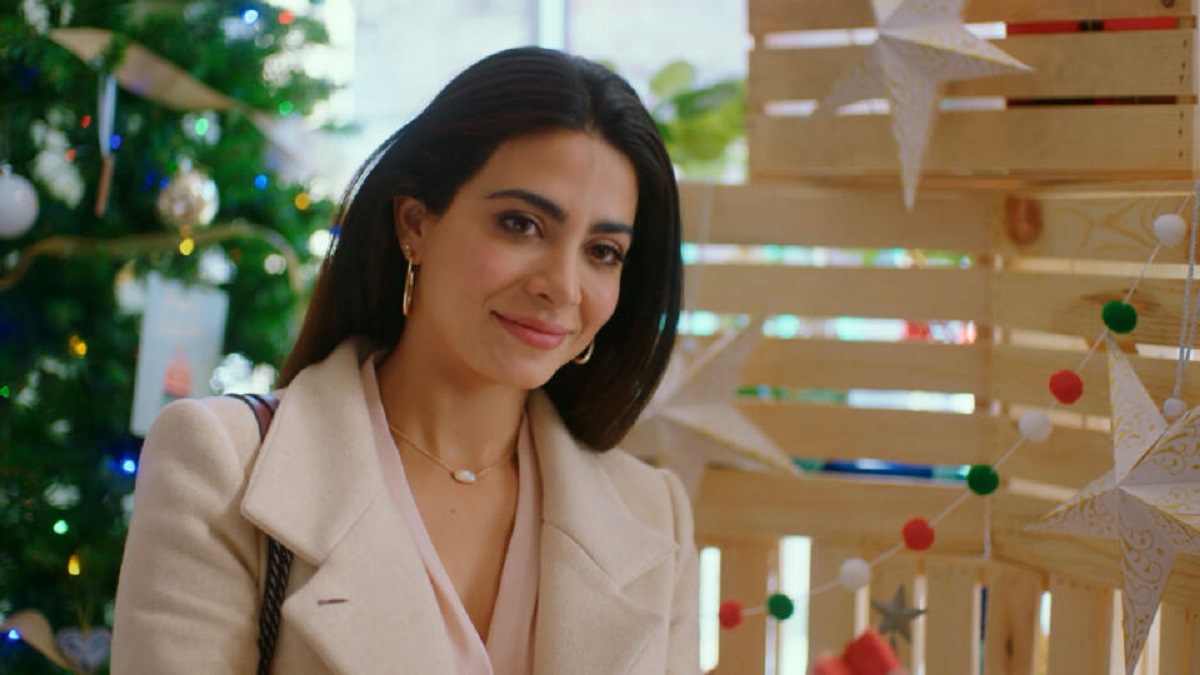 Emeraude Toubia 25 Days Of Christmas 2022 Emeraude Toubia Swivels And Stuns In Crop Top Suit, Says “Booty Game Strong”