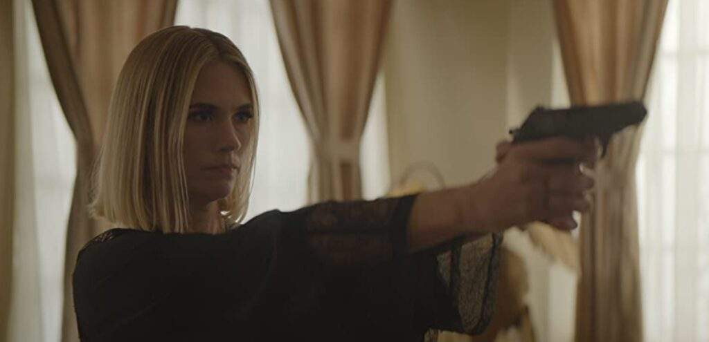 January Jones as Maureen Bacon in 'God Is a Bullet' (Patriot Pictures)