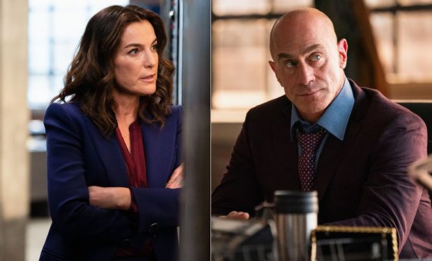 Ayelet Zurur, Chris Meloni on Law & Order Organized Crime, photos: Ralph Bavaro/NBC