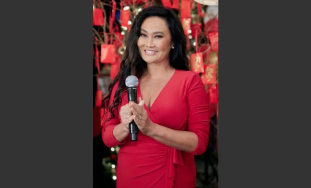 Tia Carrere in A Big Fat Family Christmas (Hallmark/Crown Media)