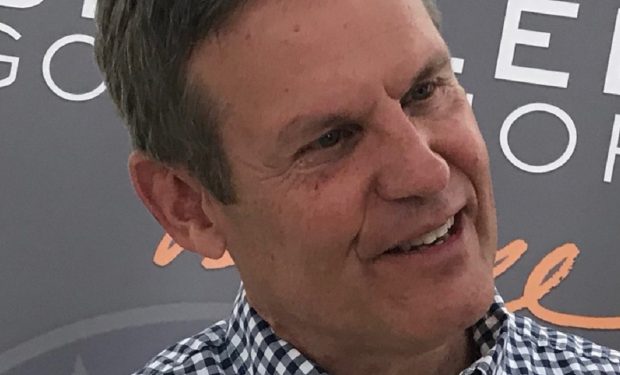 Governor Bill Lee in a binary shirt