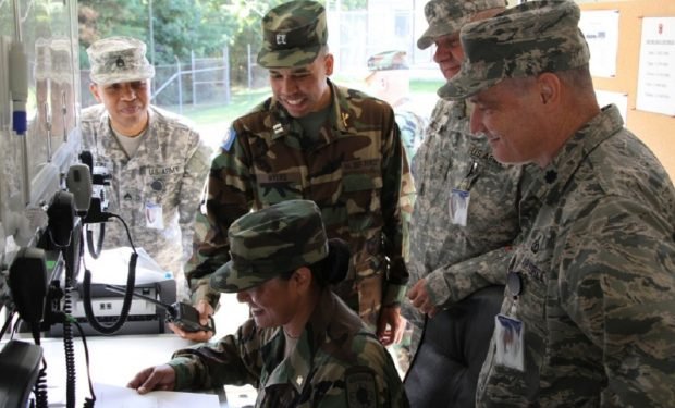 Virginia National Guard at work