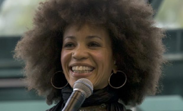 Cindy Blackman Santana, photo: Mandy Hall, CC BY 2.0, via Wikimedia Commons