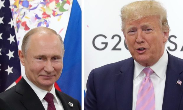 Putin and Trump in 2019